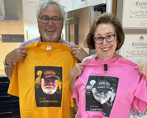 Papa Jeff Fischbeck and Kathi Pandak Glass