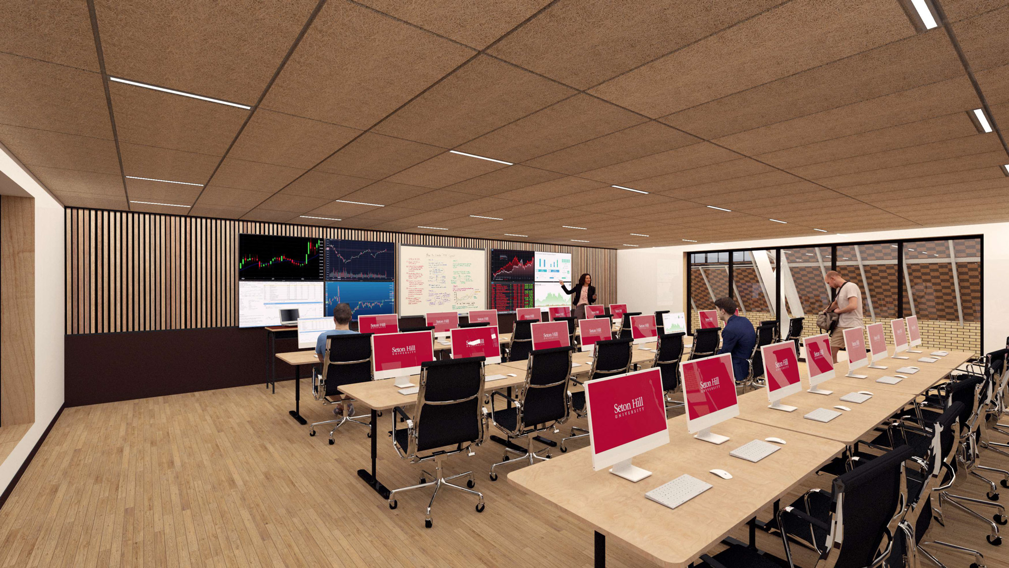 Sullivan Hall Renovation School of Business and Technology Rendering